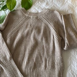 Nude chunky sweater